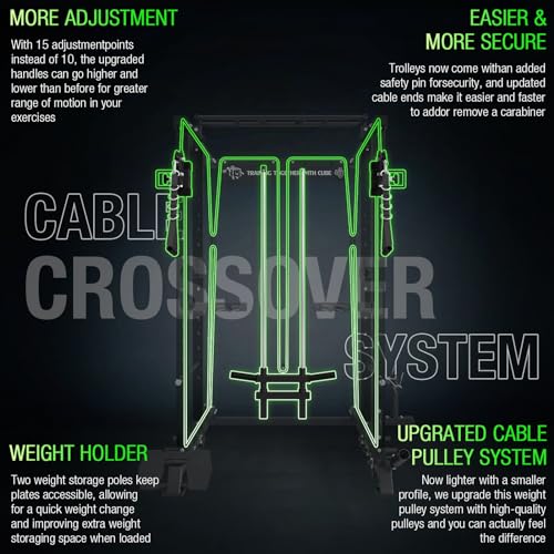 Mikolo Power Cage with Weight Bench & Accessories