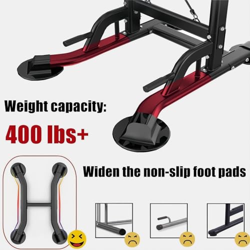 Adjustable Power Tower Pull Up Bar Station for Home Gym