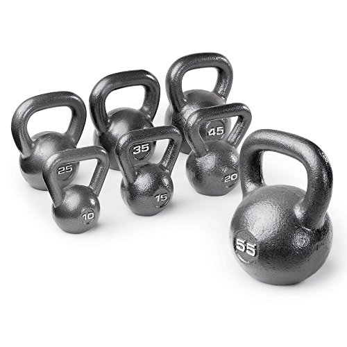 Marcy 20lb Hammertone Kettlebell for Home Gym Strength
