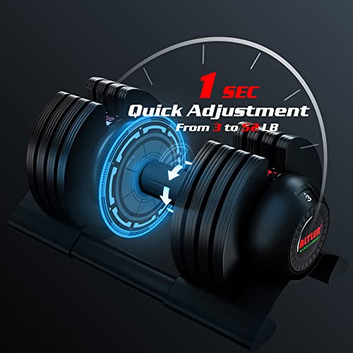 ALTLER 52LB Adjustable Dumbbell Set for Home Workout