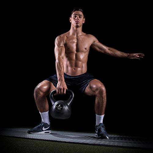 ProsourceFit Vinyl Plastic Kettlebells 10-35 lbs