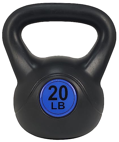 Signature Fitness 3-Piece Kettlebell Set: 10, 15, 20 lbs