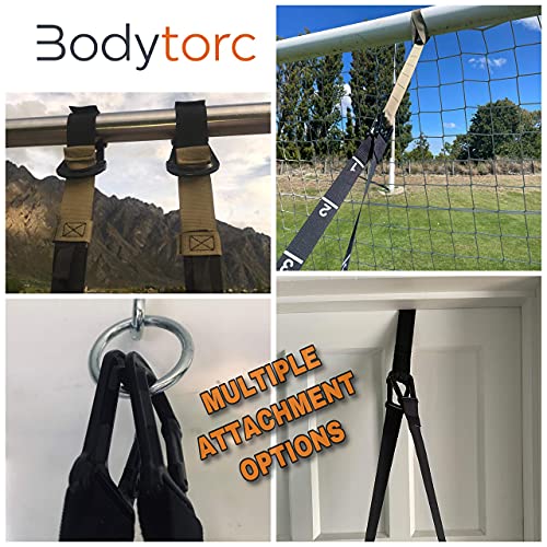 Full Body Suspension Trainer for Home Workouts - Green