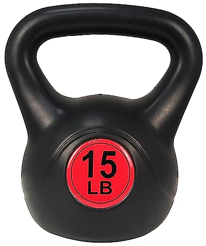 Signature Fitness 3-Piece Kettlebell Set: 10, 15, 20 lbs