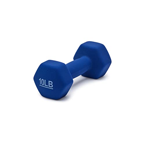Amazon Basics Neoprene Coated Hexagon Dumbbell Set