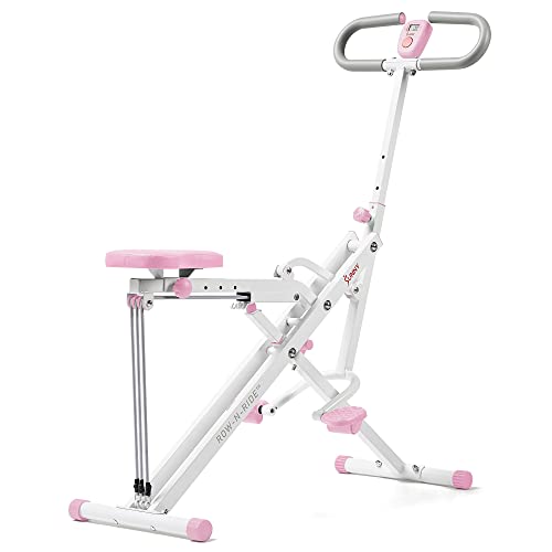 Pink Upright Row-N-Ride® Home Exerciser - Sunny Health