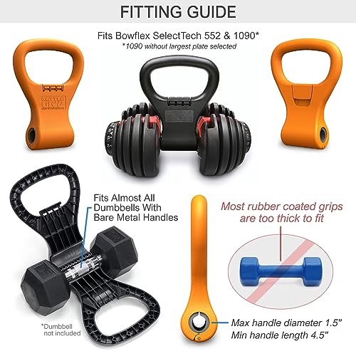 Kettle Gryp Dumbbell Grip Handle - USA Made