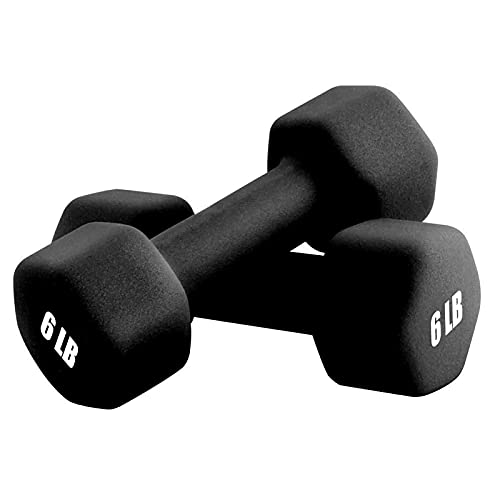 Portzon Neoprene Dumbbell Set, 1-15 LB, 10 Colors