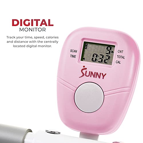Pink Upright Row-N-Ride® Home Exerciser - Sunny Health