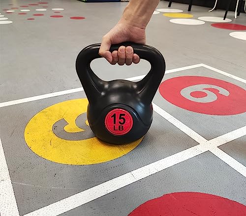 Signature Fitness 3-Piece Kettlebell Set: 10, 15, 20 lbs