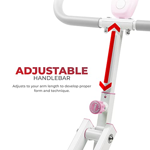 Pink Upright Row-N-Ride® Home Exerciser - Sunny Health