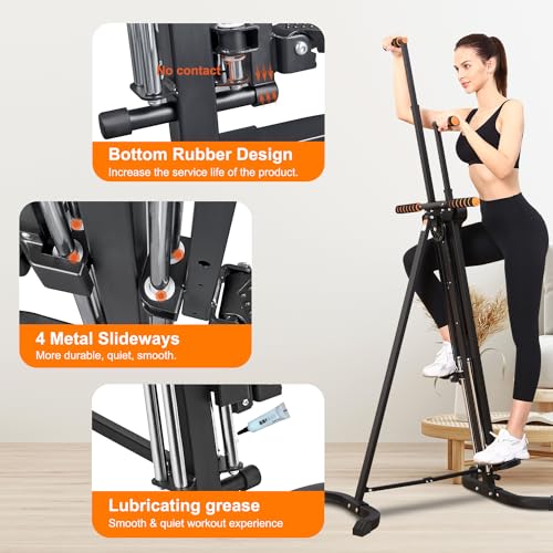 5-Level Vertical Climber Cardio Workout Machine - Easy Assembly