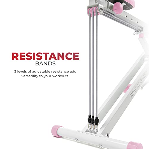 Pink Upright Row-N-Ride® Home Exerciser - Sunny Health