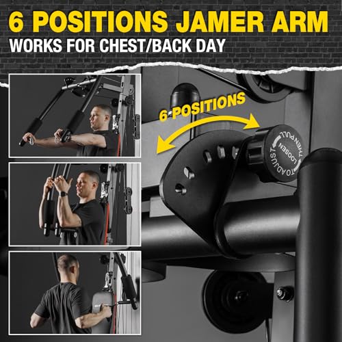syedee Home Gym Station with 150LB Weight Stack