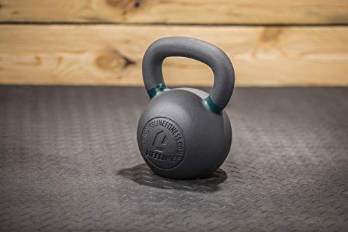 Lifeline 24 kg/53 lb Kettlebell Weight - Black