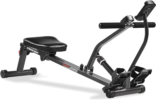 SunnyFIT Smart Adjustable Rowing Machine - Full Body Workout