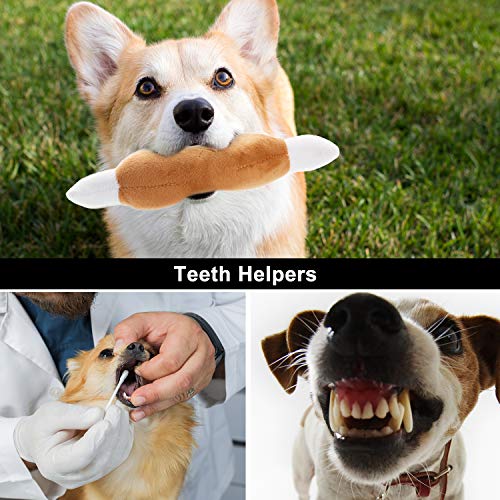 Nocciola Dog Squeaky Toys, Plush Small Dog Toys for Dogs, Stuffed Dog Toys with Squeakers,12 pcs Puppy Toys with a Carrying Bag for Small Medium Size Dogs