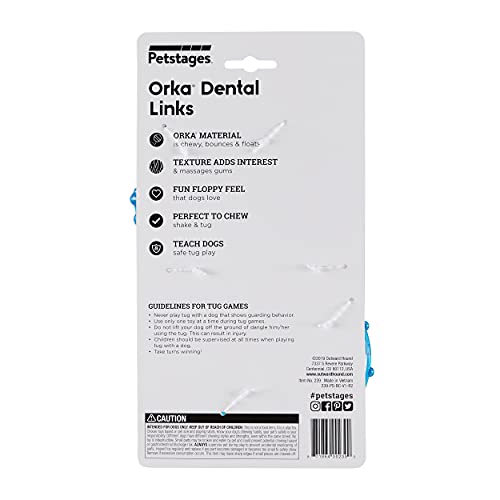Petstages Orka Dental Links Dog Chew Toy