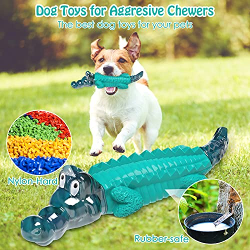 Durable Dog Chew Toy for Large Breeds: Blue