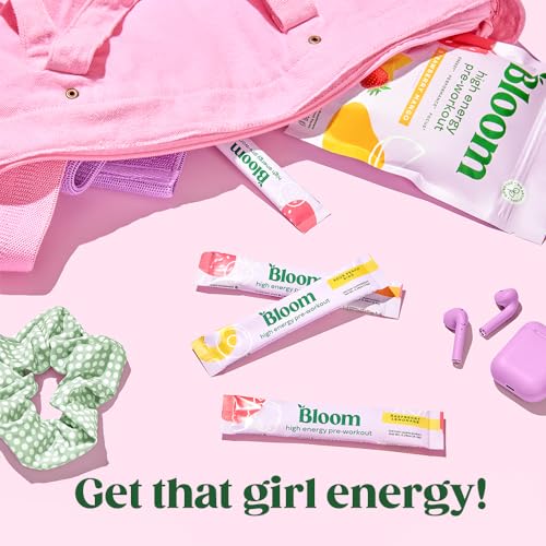 Bloom Nutrition High Energy Women's Pre Workout Powder