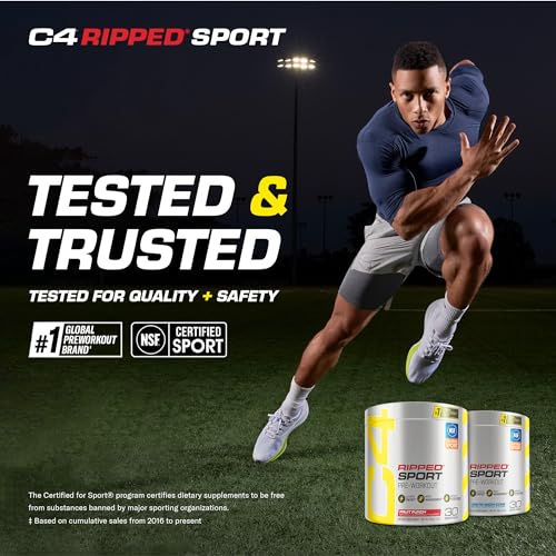 C4 Ripped Sport Fruit Punch Pre-Workout Supplement