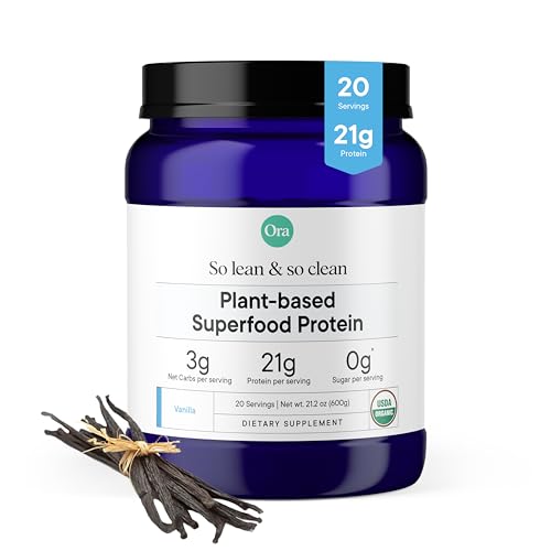 Ora Organic Pre-Workout Protein Powder - Vanilla Flavor