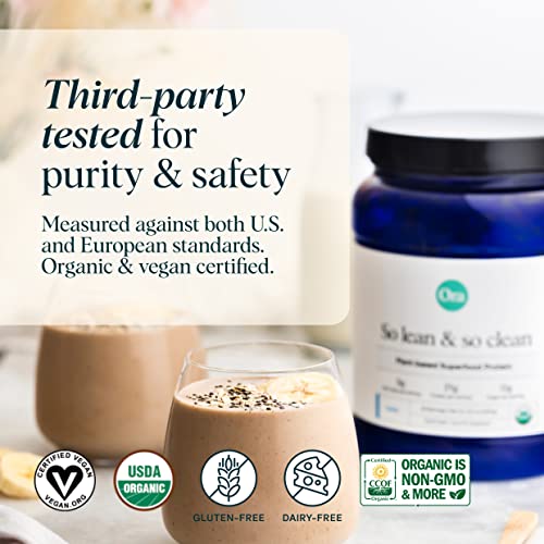 Ora Organic Pre-Workout Protein Powder - Vanilla Flavor