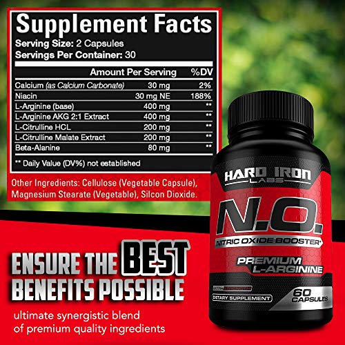 N.O. Nitric Oxide Booster for Muscle Growth