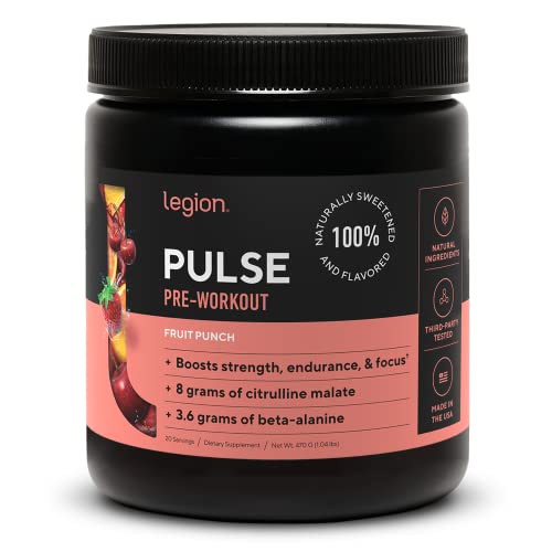 LEGION Pulse Natural Pre Workout Energy Drink