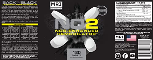 MRI Performance NO2 Nitric Oxide Pump Pre-Workout Supplement
