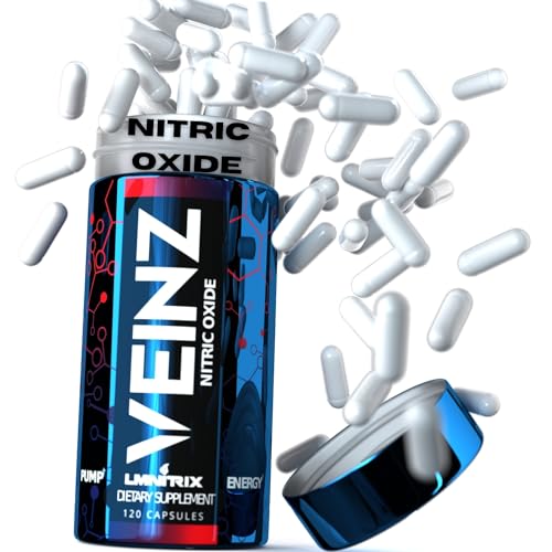LMNITRIX VEINZ Nitric Oxide Supplement - 120 Capsules