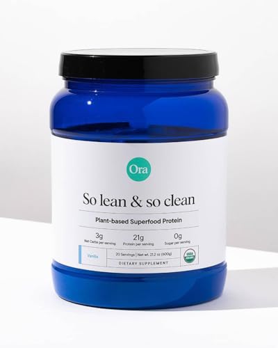 Ora Organic Pre-Workout Protein Powder - Vanilla Flavor