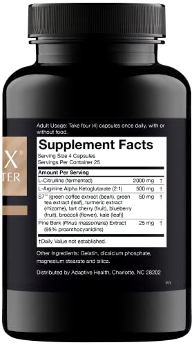 Nitric Oxide Booster Capsules with L-Arginine & L-Citrulline