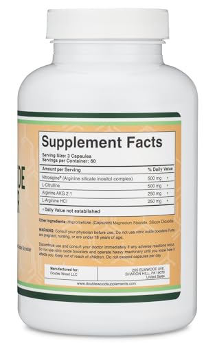 Nitric Oxide Booster with Nitrosigine and L Arginine