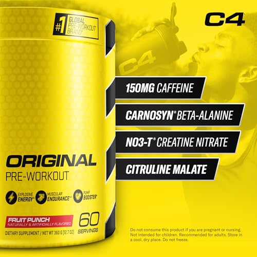 Fruit Punch C4 Pre Workout Powder - Energy Boost