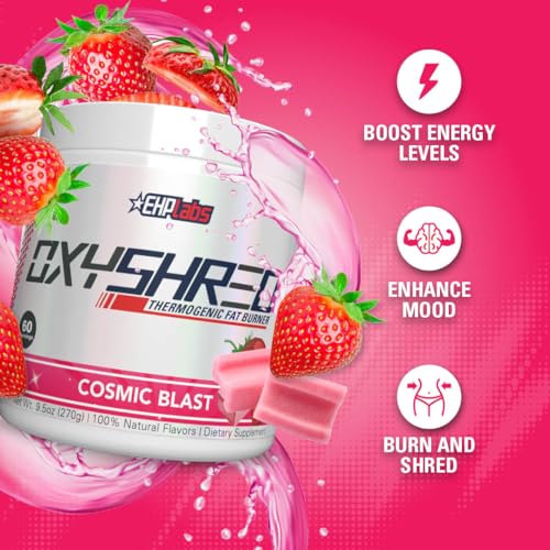 EHPlabs OxyShred Thermogenic Pre Workout Powder - Cosmic Blast