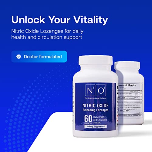 N1O1 Nitric Oxide Lozenges for Heart Health - 60ct
