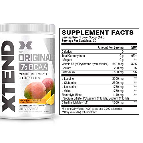 Mango Madness XTEND Original BCAA Powder - Post-Workout Drink