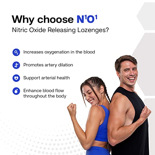 N1O1 Nitric Oxide Lozenges for Heart Health - 60ct