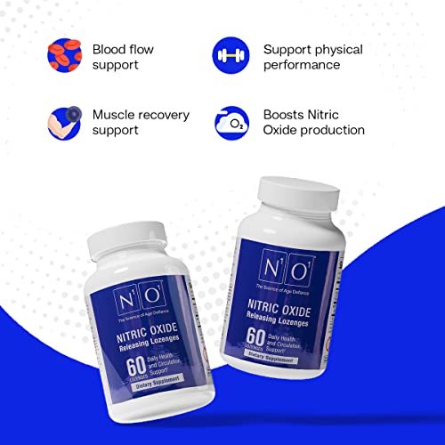 N1O1 Nitric Oxide Lozenges for Heart Health - 60ct