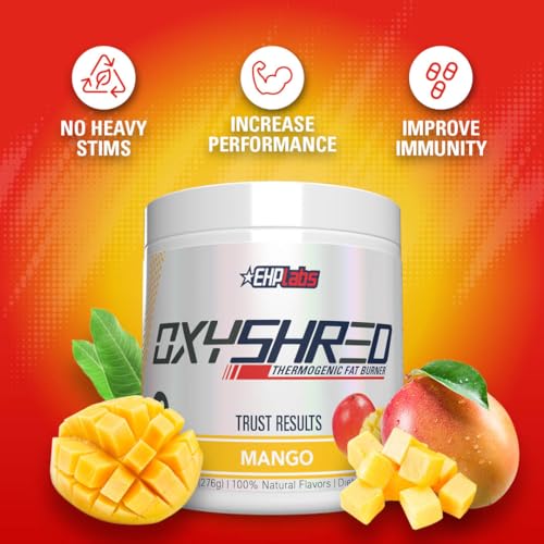 EHP Labs OxyShred Thermogenic Pre Workout Supplement - Mango