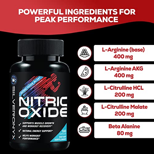 Premium Muscle Supporting Nitric Booster - 180 Capsules