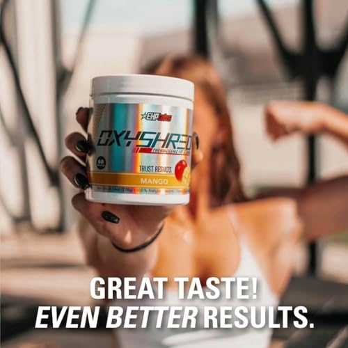 EHP Labs OxyShred Thermogenic Pre Workout Supplement - Mango