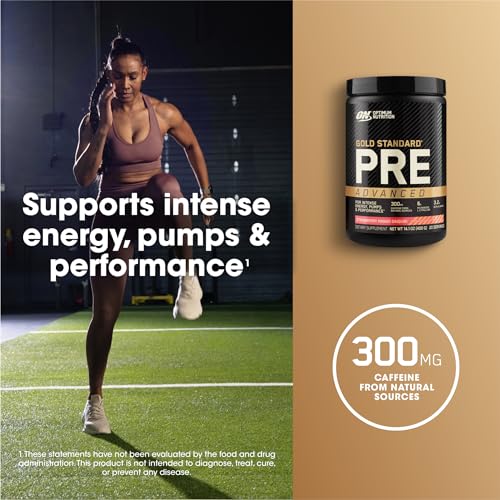 Gold Standard Pre Workout: Creatine, Beta-Alanine, Caffeine, Energy