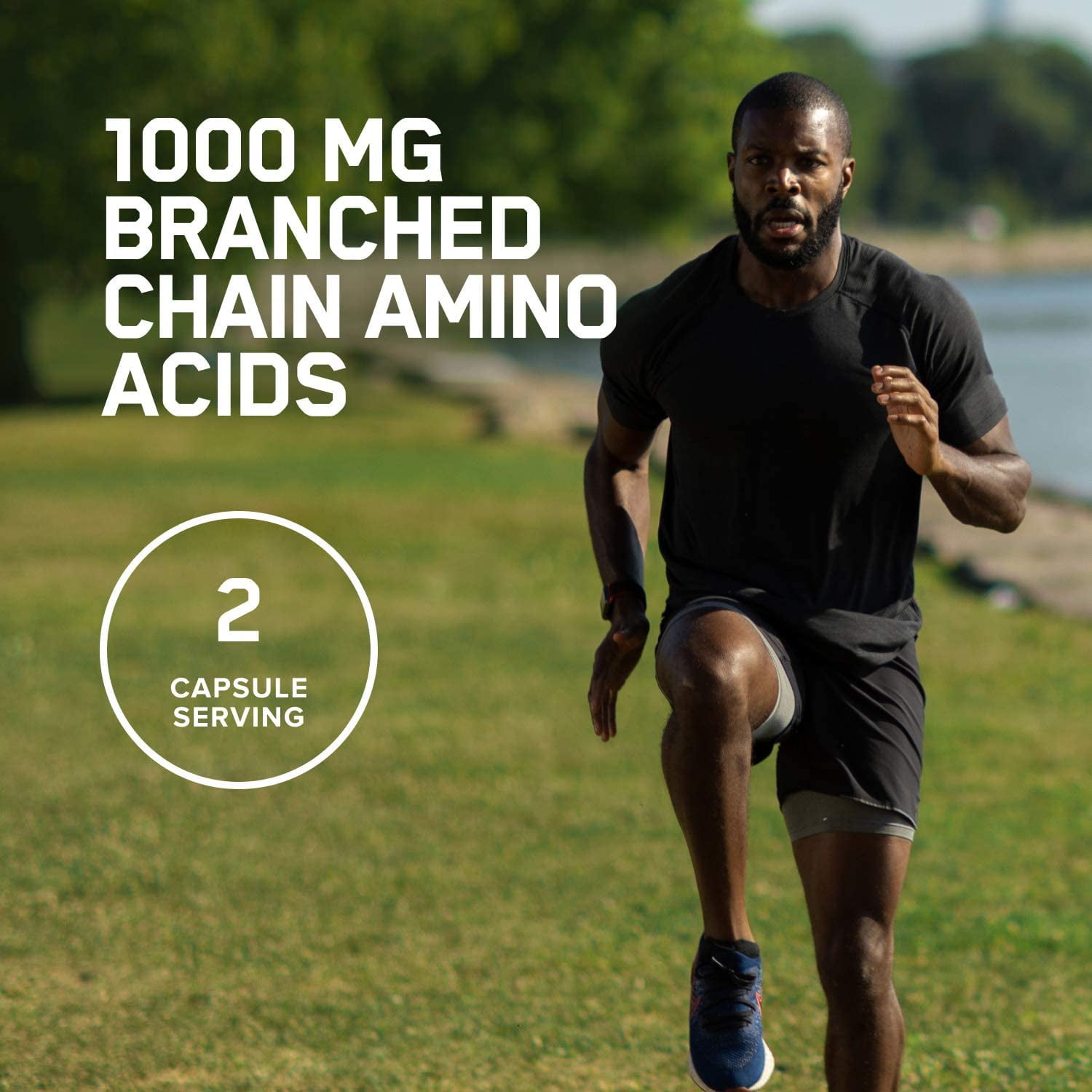 Optimum Nutrition, Mega-Size BCAA 1000 Caps, 60 Capsules