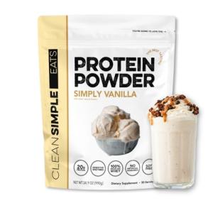 Simply Vanilla Whey Protein Powder, Natural Cold-Processed