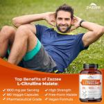Zazzee High Strength L-Citrulline Malate Capsules, 180 ct