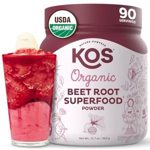 KOS Organic Beet Root Powder - Nitric Oxide Booster
