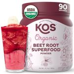 KOS Organic Beet Root Powder - Nitric Oxide Booster