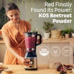 KOS Organic Beet Root Powder - Nitric Oxide Booster